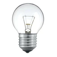 Лампа Philips p45 60w e27 cl шар прозрачный