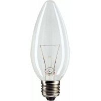 Лампа Philips b35 40w e27 cl свеча прозрачная