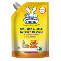 Ушастый нянь гель для посуды/дет.дой-пак 500мл.