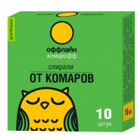 Спирали от комаров 10 штук