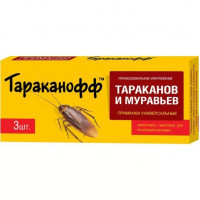Приманка для уничтожения тараканов Тараканофф оффлайн 3шт