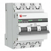 Ekf proxima автомат 3p 40а (с) 4.5ka mcb4763-3-40с-pro ba 47-63