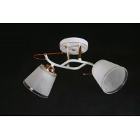 Люстра двухрожковая 5741/2 WH+FG