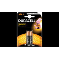 Элемент питания Duracell lr03/mn2400 2штуки