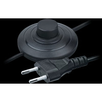 Шнур navigator с вилкой+ножн.выкл.1.7м 2х0.5 черн. 61601