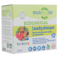 Порошок для стирки белья Molecola белый 1.2кг
