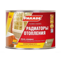 Эмаль алкидная для радиаторов Parade 0.45 л белая полуматовая база А