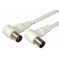 Удлинитель тв Rexant шт-шт 1.5м rg6 угловой белый 18-0112