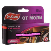 Dr.klaus антимоль лаванда пластины 10шт