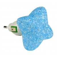 Светильник-ночник Uniel звездочка dtl-309 blue-1led-0.1w выключатель на корпусе