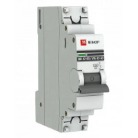 Ekf proxima автомат 1p 25а (с) 4.5ka mcb4763-1-25с-pro ba 47-63