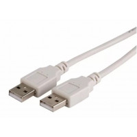 Шнур usb-a/usb-a Rexant 1.8м серый 18-1144
