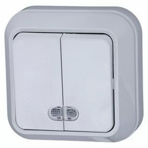Makel наруж бел выкл. 2-кл инд 45123 Makel наруж бел выкл. 2-кл инд 45123
