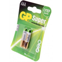 Элемент питания gp super 24a aaa/lr03х2шт