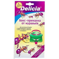 Бокс-приманка от муравьев Delicia 2 штуки с аттрактаном