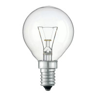 Лампа Philips p45 40w e14 cl шар прозрачный