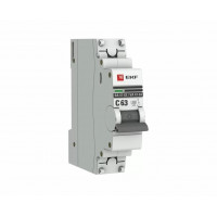 Выключатель автомат Ekf proxima 1p 63а (с) 4.5ka mcb4763-1-63с-pro ba 47-63