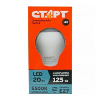 Лампа Старт eco led gls e27 20w 6500к холодный свет