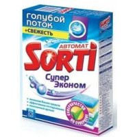 Стиральный порошок sorti авт.350г голуб.поток.