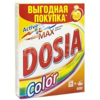 Стиральный порошок дося авт колор актив 3 пр/пят.400/440г