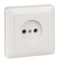 Розетка Schneider Electric Wessen 1-я без заземляющего контакта белая
