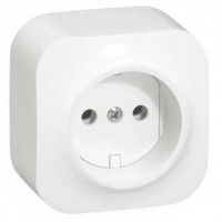 Розетка Legrand Quteo 1-я белая