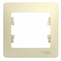 Рамка Schneider Electric Glossa бежевая 1-я gsl000201