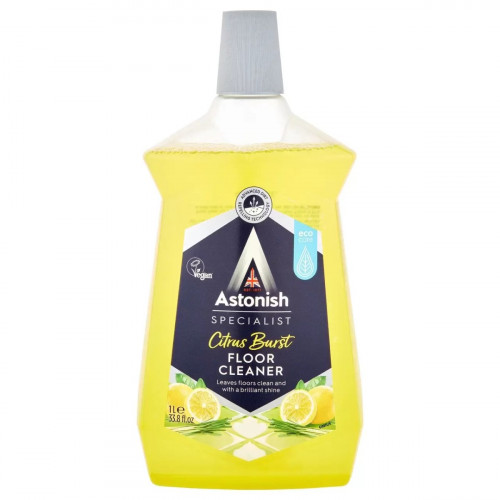 Жидкое средство для мытья полов Astonish Цитрусовый взрыв 1 л концентрат лимон Жидкое средство для мытья полов Astonish Цитрусовый взрыв 1 л концентрат лимон