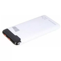 Аккумулятор внешний More Choice PB32S-10 Smart 10000mAh 3.0A 3USB/Type-C QC3.0 белый