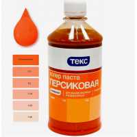 Колерная паста ТЕКС Универсальная № 12 (персиковая; 0.5 л)